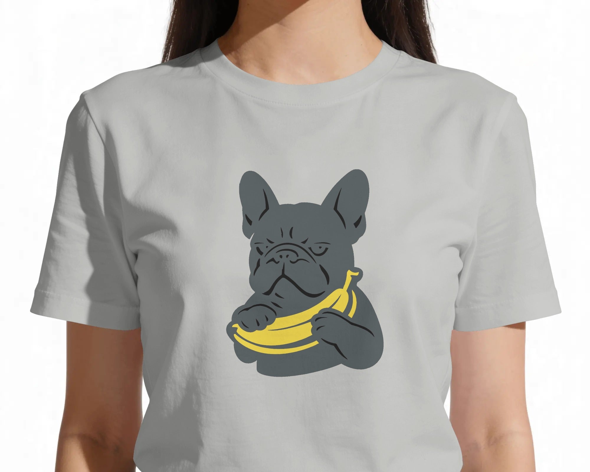 Banana Frenchie T-Shirt | Funny French Bulldog Gift | UK-Made Heavyweight Cotton Tee