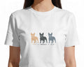 French Bulldog Colours T-Shirt | Fawn Brindle Blue Frenchie Gift | UK-Made Heavyweight Cotton Tee