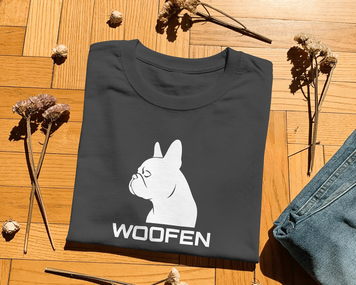 French Bulldog Silhouette T-Shirt | Minimalist Frenchie Owner Gift | UK-Made Heavyweight Cotton Tee