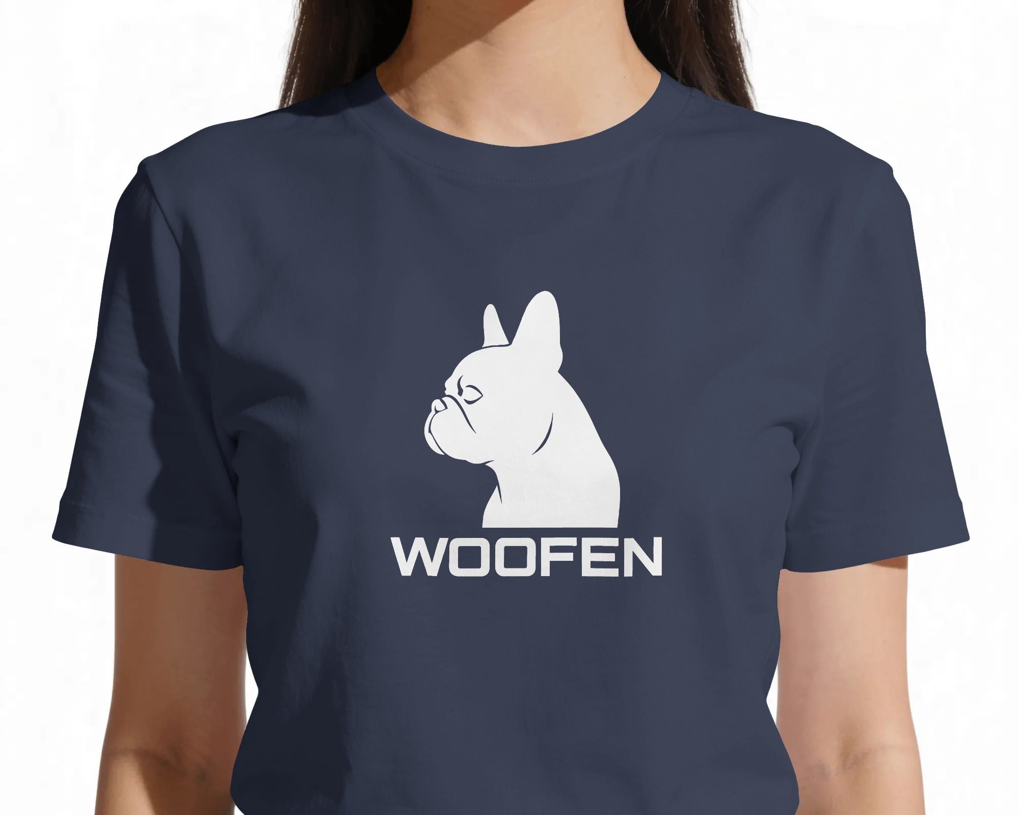 French Bulldog Silhouette T-Shirt | Minimalist Frenchie Owner Gift | UK-Made Heavyweight Cotton Tee