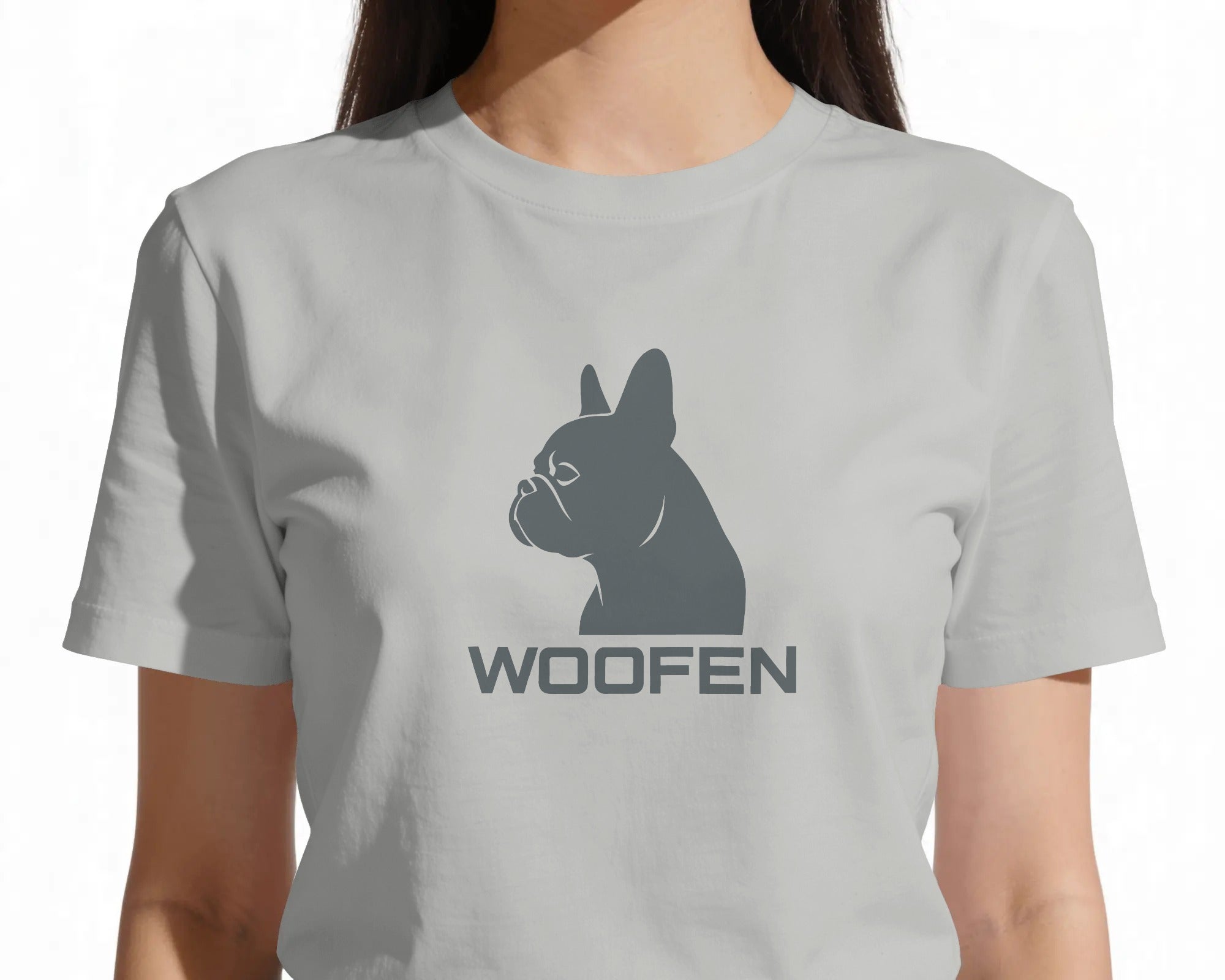 French Bulldog Silhouette T-Shirt | Minimalist Frenchie Owner Gift | UK-Made Heavyweight Cotton Tee