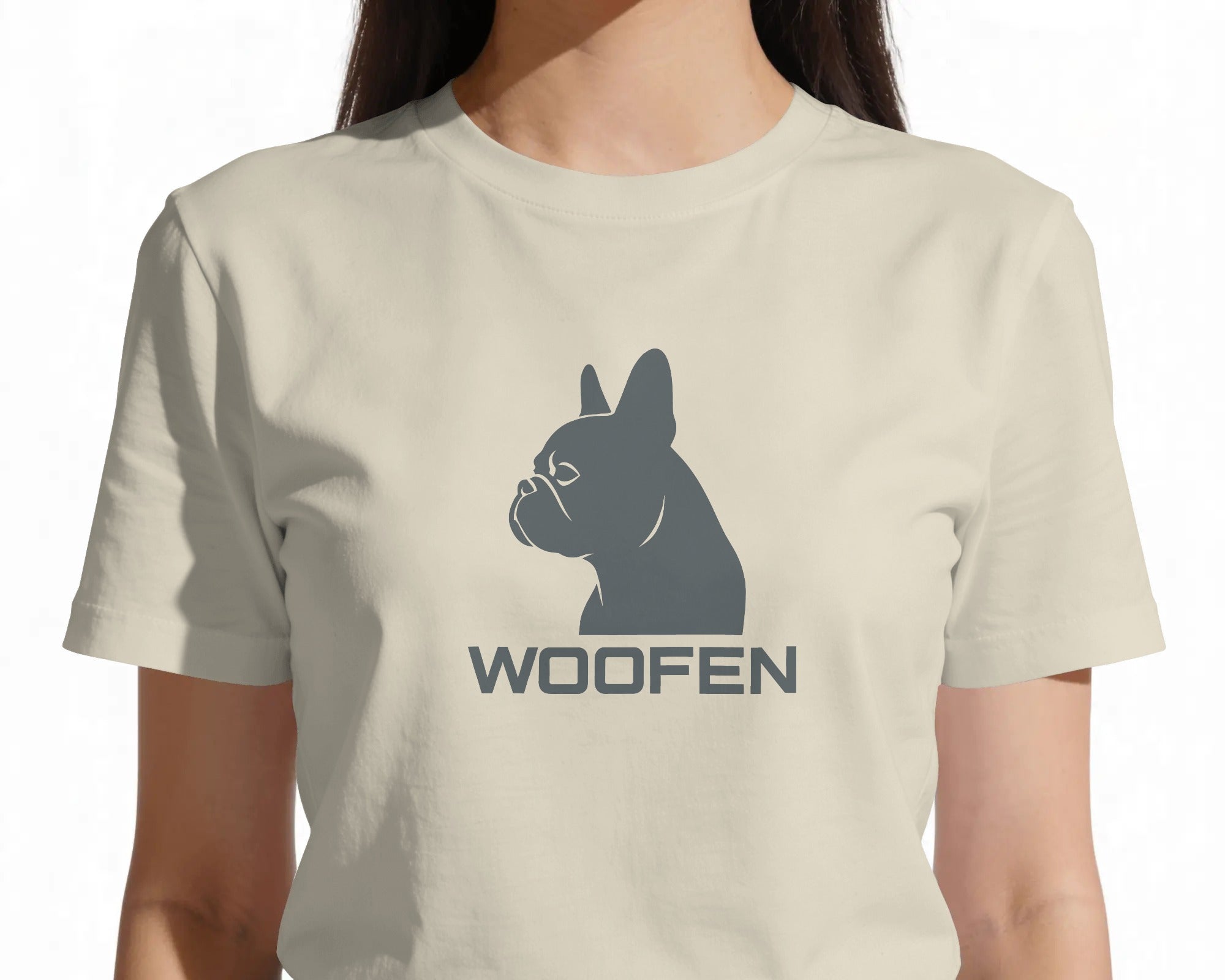 French Bulldog Silhouette T-Shirt | Minimalist Frenchie Owner Gift | UK-Made Heavyweight Cotton Tee