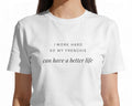 I Work Hard So My Frenchie Can Have A Better Life T-Shirt | Funny French Bulldog Owner Gift | UK-Made Heavyweight Cotton Tee