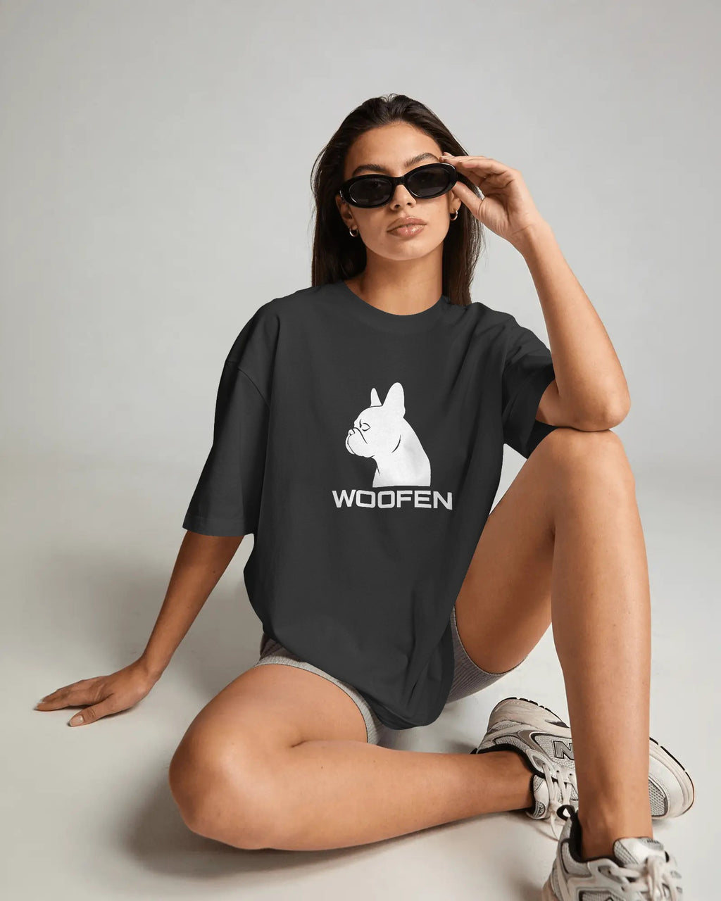 French Bulldog Silhouette T-Shirt | Minimalist Frenchie Owner Gift | UK-Made Heavyweight Cotton Tee