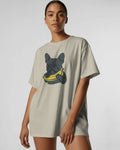 Banana Frenchie T-Shirt | Funny French Bulldog Gift | UK-Made Heavyweight Cotton Tee