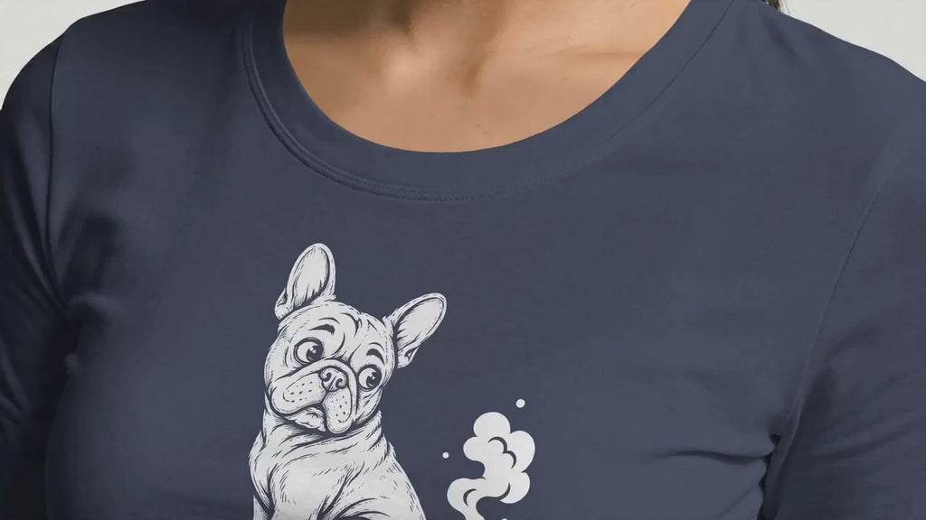 Wasn't Me Farting French Bulldog T-Shirt | Funny Frenchie Owner Gift | Heavyweight UK-Made Cotton Tee