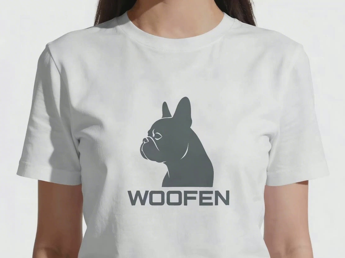 French Bulldog Silhouette T-Shirt | Minimalist Frenchie Owner Gift | UK-Made Heavyweight Cotton Tee
