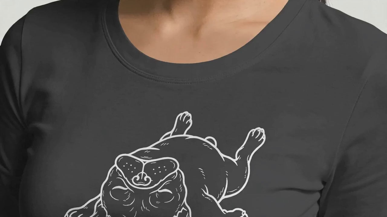 Do Not Disturb Snoring French Bulldog T-Shirt | Funny Frenchie Owner Gift | Heavyweight UK-Made Cotton Tee