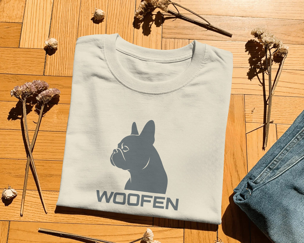 French Bulldog Silhouette T-Shirt | Minimalist Frenchie Owner Gift | UK-Made Heavyweight Cotton Tee